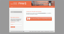 Desktop Screenshot of intranet.fm.fhws.de